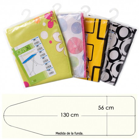 Funda Mesa Plancha Espuma Muleton 130x56 cm.