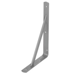 Palomilla Wolfpack Con Refuerzo Gris 400x270 mm. Uso Doméstico