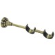 Soporte Zirconio Doble 28-28 mm. Bronce Viejo