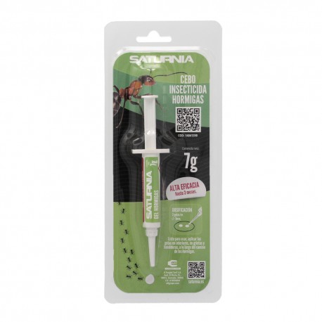Cebo Insecticida Gel Hormigas Jeringa 7 Gramos