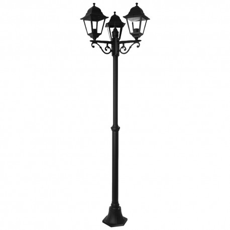 Farol Jardin Con Columna 3 Faroles 2m.