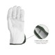 Guantes Piel FLOR  10" Con Colgador (Par)