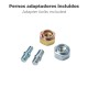 Cabezal Desbrozadora Universal Carga Extensible Con 3 Adaptadores