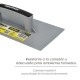 Talocha Plastico Lisa 33 x 14 cm. Gris.