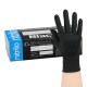 Guante Desechable Nitrilo Negro M 5,5 gms. Gruesos Caja 100 guantes.