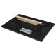 Talocha Plastico 32 x 22 cm. Mango Madera Negra Con Alveolos