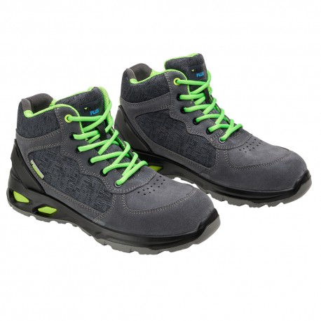 Bota Seguridad Maurer S1 Modelo Arlaz Antideslizante con Suela Composite y Resistencia a los Hidrocarburos Talla 44.