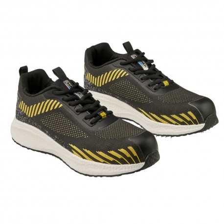 Deportiva Seguridad Maurer S1 Modelo Lusitania Antideslizante con suela y puntera antiperf Resistente a los Hidrocarburos Nº 41