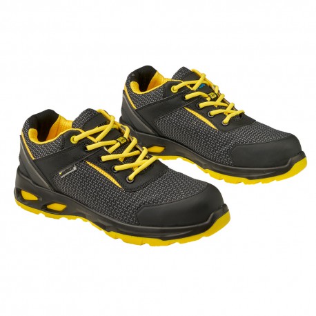 Zapato Bajo Seguridad Maurer S3L Modelo Amerina Antideslizante con Suela Composite y Resistencia a los Hidrocarburos Talla 45