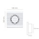 Extractor Aire Ø 125 mm. / 14 Watt.