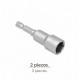 Llave Vaso Magnetica 13 mm. (2 Piezas)