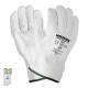 Guantes Piel FLOR  11" Con Colgador (Par)