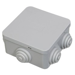 Caja Estanca Superficie Con Clip 80x80x40 mm.